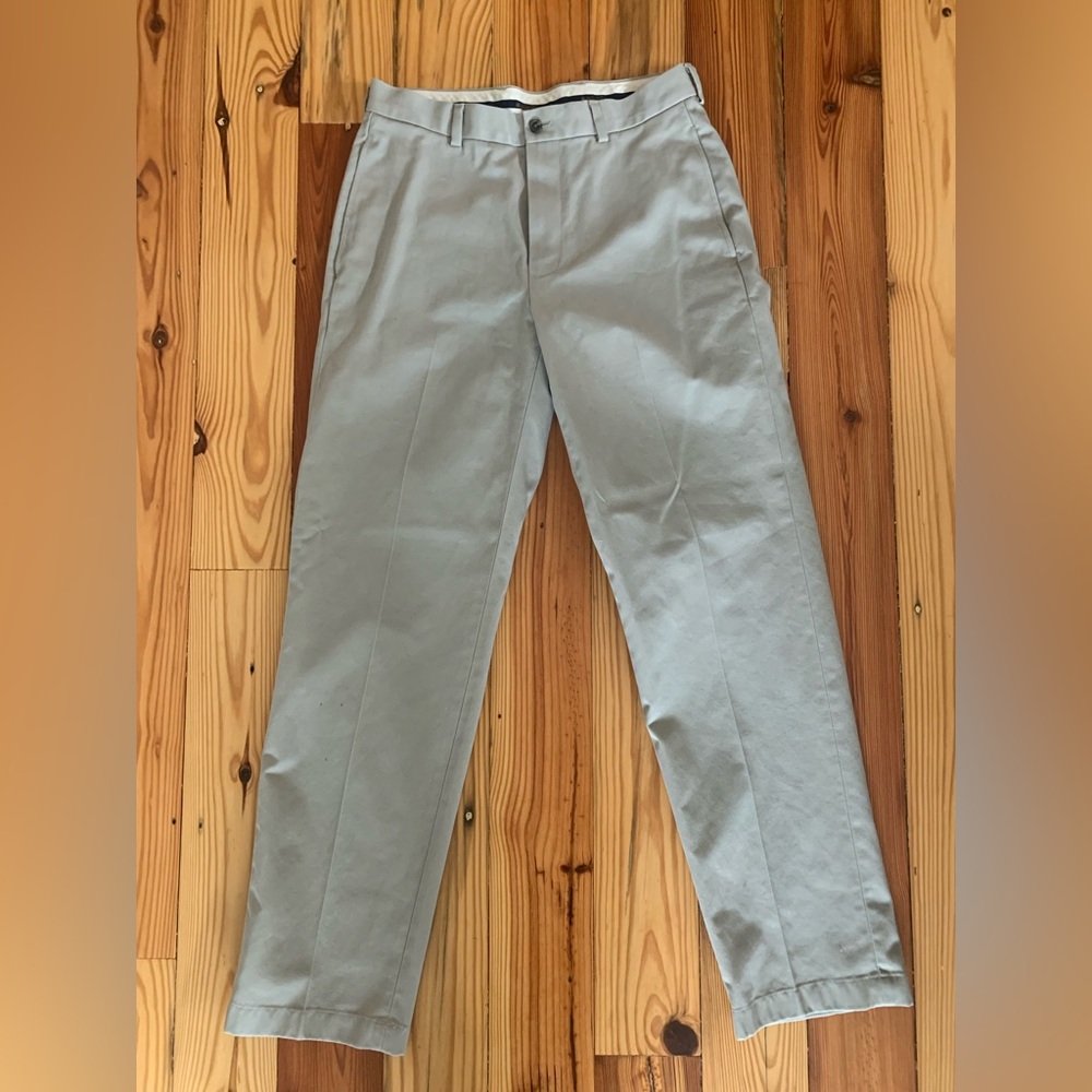 Brooks Brothers Men’s Khaki Pants Flat Front